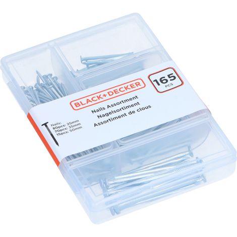 Black+Decker Nagelsortiment 165-teilig (1/3)