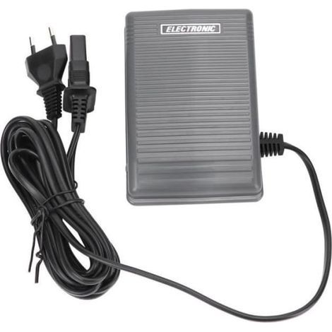 Pédale et cordon d'alimentation pour machine à coudre Brother
