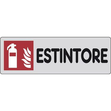 Etichetta Adesiva 150X50 Estintore - 10 Pz