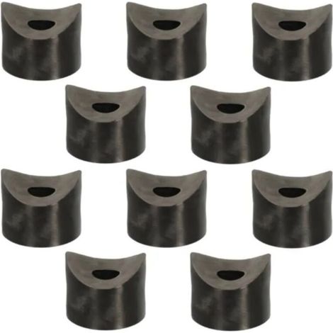 – Lot de 10 entretoises en plastique concave 4mm M8 – Diamètre extérieur 25mm – Pour tubes de 25 à 32mm – Résistant PEHD (1/2)