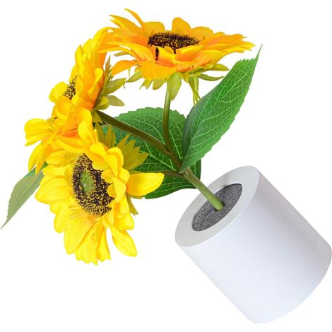 Veilleuse de chevet Tournesol en Plastique et Tissu Soie (1/5)