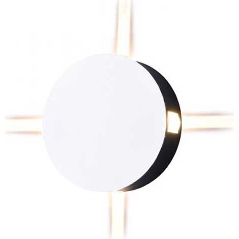 V-TAC VT-706 Lampada LED 4W da parete rotondo bianco wall light bianco caldo 3000K IP65 - SKU 8213