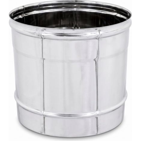 Maka Modulo Lineare 250 mm Canna Fumaria Coassiale Doppia Parete Inox Ø 130/200 mm (1/4)