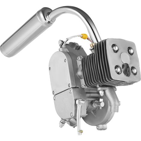 Kit moteur vélo 100 cm³, 36 dents, 2 temps, monocylindre, refroidissement par air, 45 km/h, pour vélos 26/28 pouces (1/5)