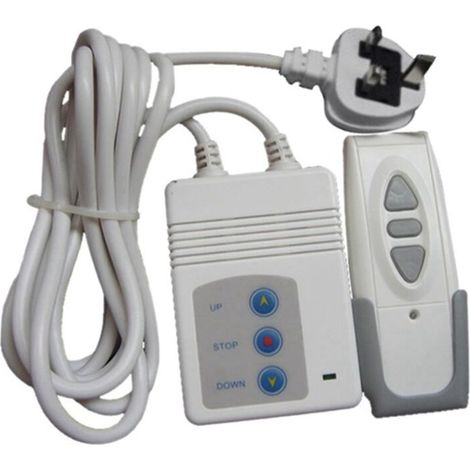 Télécommande 433 MHz pour Écran de Projection, Rideau Électrique, Sans , Commutateur, Récepteur, Prise Britannique