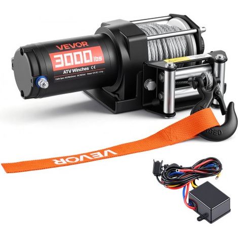 Treuil Électrique 12 V CC 1360 kg Treuil pour Quad SSV (1/5)