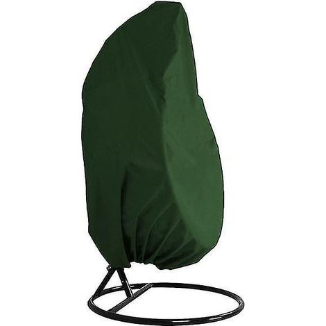 Housse de chaise suspendue coquille d'œuf 190115cm, anti-poussière, imperméable et anti-UV (verte) (1/5)
