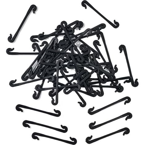 200 Stück Kunststoff-Rankenbinder, Rankenbinderschlaufen, Kunststoff-Pflanzenausläufer, Fixierstängel, Gewächshaus-Befestigungsclips (1/5)