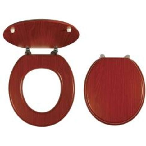 Novaservis Prestige - WC-Sitz, Holz furniert, Nussholz Lyra WC/ORECHLYRA
