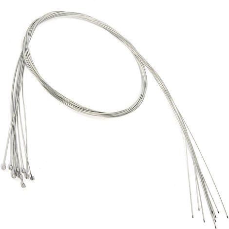 10 pièces Câble de Dérailleur Vélo Route, Câble de Vitesse Intérieur pour Bicyclette (1/5)