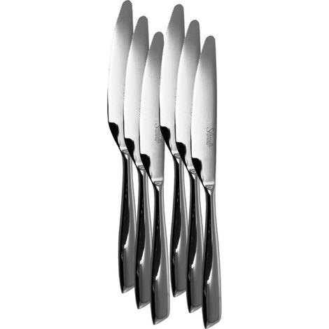 Salvinelli Ego set 12 coltello tavola acciaio inox 18/10 4 mm