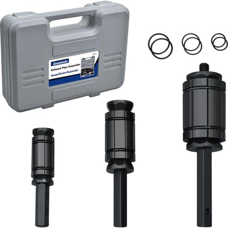 Kit de expansión de tuberías de 3 piezas, de 1-1/8" a 3-1/2", herramienta para abocardar tubos de escape, apta para la mayoría de coches y camiones, herramienta para abocardar tubos de escape (1/5)