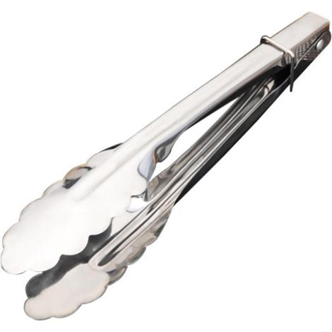 Pinces De Service, Pinces à Buffet, Pinces Alimentaires en Acier Inoxydable, Pinces De Service De Buffet De Qualité Alimentaire pour Buffet De Cuisine Barbecue(9 inch) (1/5)