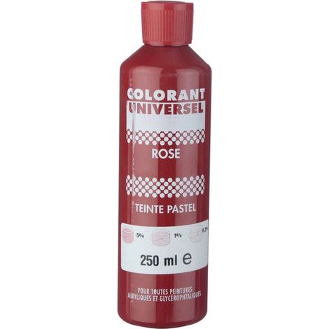 CENTRALE BRICO Colorant Universel 250 Ml Rose