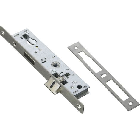 Serrure pour porte métallique 36 mm Gris (1/3)