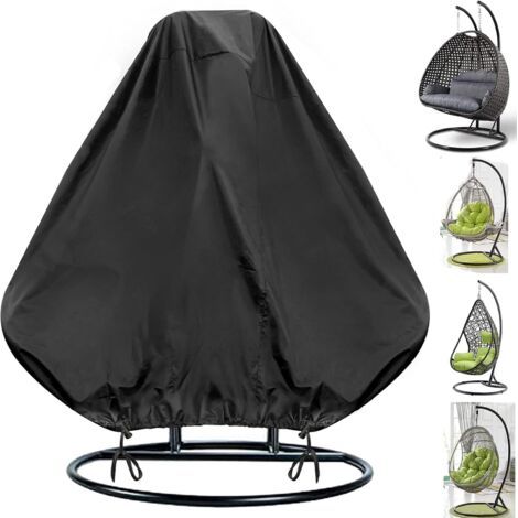 Housse Oeuf Suspendu, Tissu Oxford Housse Oeuf Suspendu Extérieur, Protection pour Housse Fauteuil Suspendu Imperméable, Anti-UV, Coupe-Vent, 230 x 200 cm (1/5)