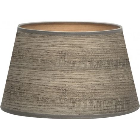 Lampenschirm salma e27 Holz grau 45dx35dx30h konisch offen