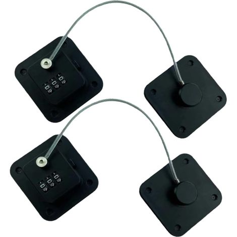 Ensemble de 2 cadenas à combinaison pour réfrigérateur et congélateur (1/5)