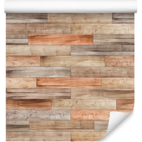 Papier peint à motifs de planches de bois variées pour salon et chambre 50x1000 cm (1/5)