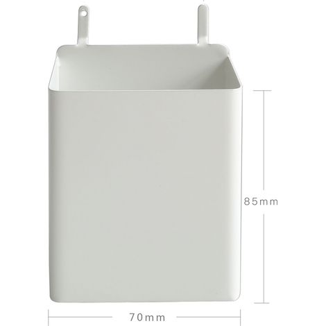 Bacs de rangement pour panneaux perforés grande capacité, installation sans clous, gobelets de rangement, contenants pour panneaux perforés, blanc ivoire (1/5)