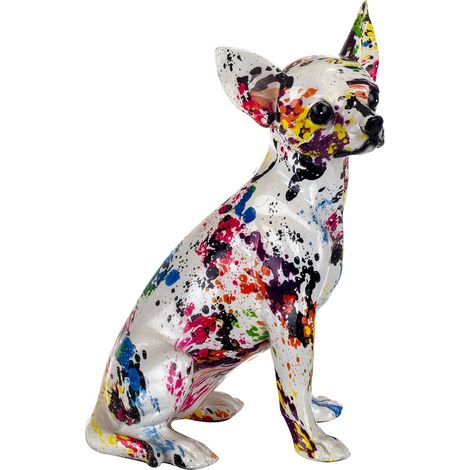 Signes Grimalt Figures de figure animale Chihuahua Animaux Black 12x17x26cm 17419