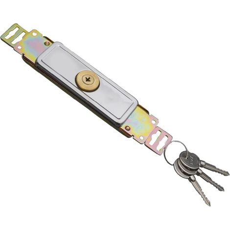 Verrou de porte en métal pour volet roulant pour entrepôt garage (type B) (1/5)