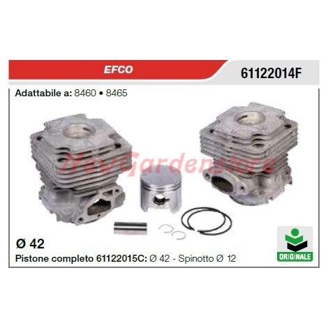 Cilindro pistone segmenti EFCO motosega 8460 8465 61122014F