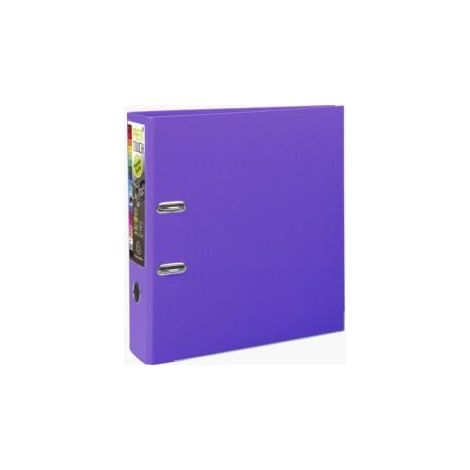 EXACOMPTA ARCHIVADOR PALANCA PREMTOUCH PP A4 MAXI LOMO DE 80MM RADO VIOLETA