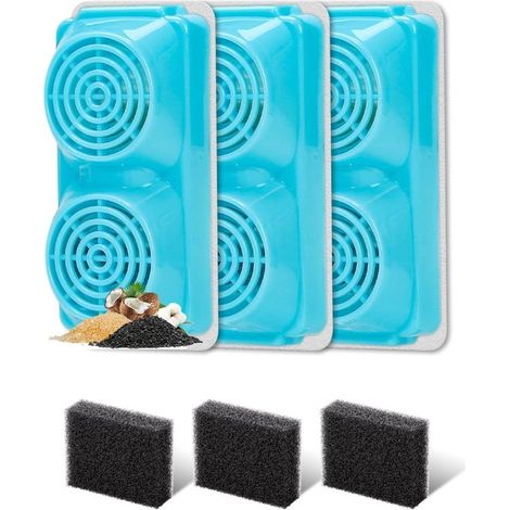 Trinkbrunnenfilter Katzen-Trinkfilter Ersatzfilter für batteriebetriebene Edelstahl-Trinknäpfe 3 2 l Kohlefilter für Hunde-Trinknäpfe im 3 Filter (1/5)