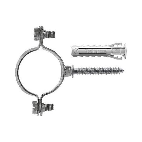 Collares para tubos Ø32 mm – Fischer CZV CF10PZ kit zincado de 10 piezas – Fischer