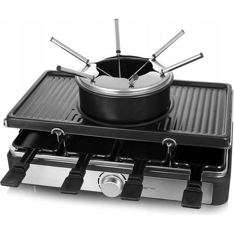 Griglia raclette Emerio RG 124930 nero 1400 W