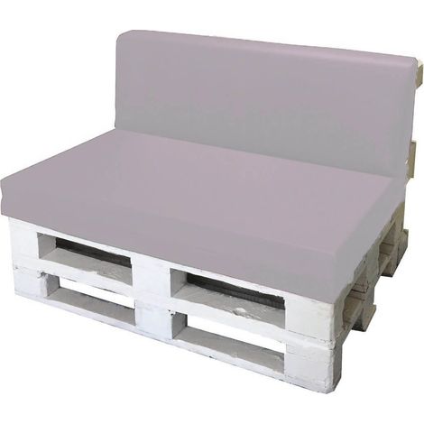 Cuscini per Pallet 120x80cm Seduta e Schienale in Poliestere Avalli Lilla (1/5)