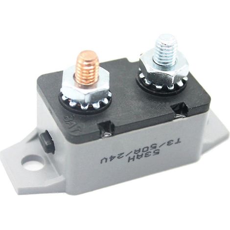 Réarmement automatique du disjoncteur, fusible double batterie, boulon à vis 20/30/40/50 A