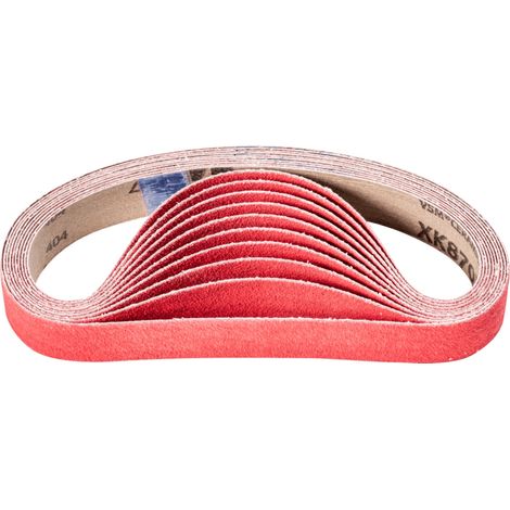 PFERD TOOLS Keramikkorn Schleifband BA 25x480mm CO-COOL80 für Edelstahl-Schliff mit Bandschleifer 20 Stk (1/5)