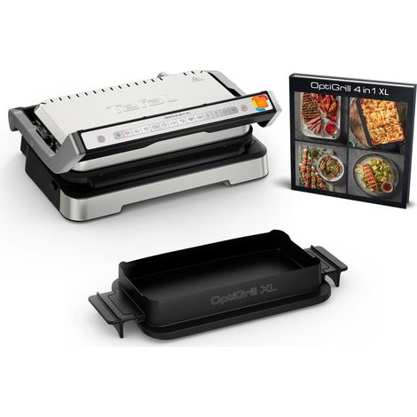 Tefal OptiGrill XL 12 Programmes Inox (1/2)