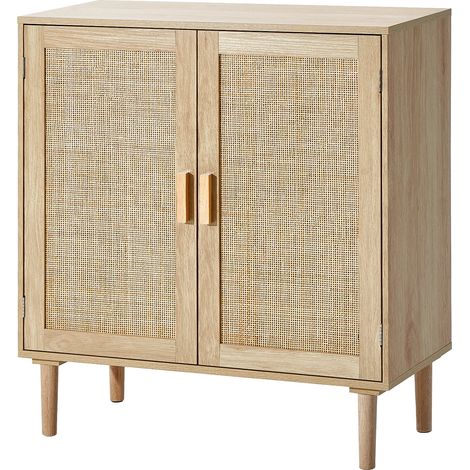 Mobile in Rattan, Cassettiera in Rattan, Mobile Portaoggetti con