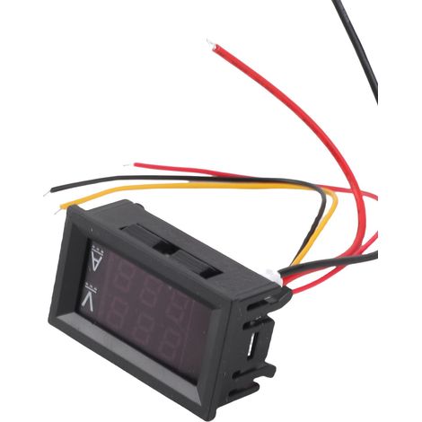 Voltmètre Ampèremètre Numérique Double Affichage LED Mesure Tension Intensité Compteur DC 0V-100V 100A (1/5)