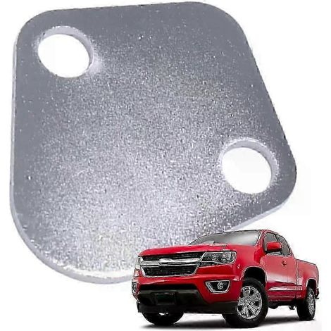 Plaque d'obturation de pompe à carburant 2058BK - Plaque en acier - Compatible avec les moteurs Chevrolet BBC 396, 427 et 454
