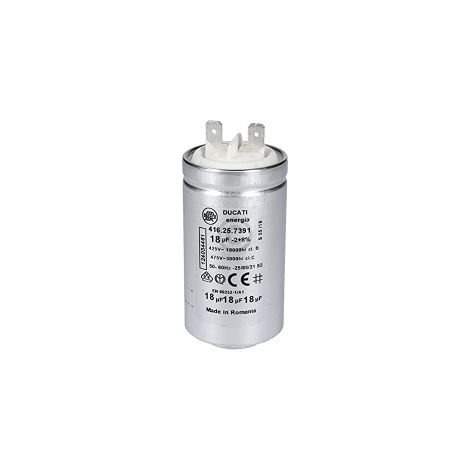Electrolux - condensador - 18µf - 1240344612 - 7321429670814