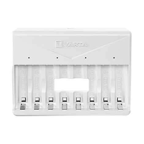 Cargador Varta Multi Charger 57659, 8 Ranuras AA/AAA, Carga Individual (1/5)
