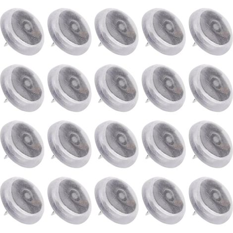YARNOW Lot de 24 protections pour pieds chaise avec clous plats, en (1/5)