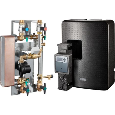 OVENTROP Estación de agua fresca Regumaq X-80 intercambiador de calor soldado con cobre, 1381580