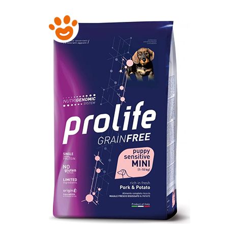 Prolife Dog Grainfree Sensitive Puppy Mini Sogliola e Patate  - Prolife Dog Grainfree Sensitive Puppy Mini Sogliola e Patate - Sacco Da 2 Kg