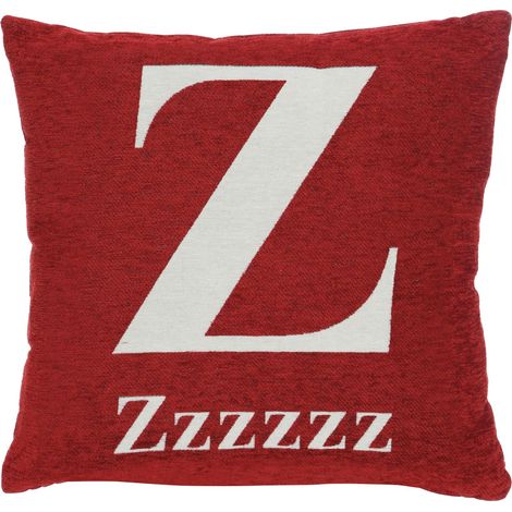 Premier Housewares Words 'Zzzzzz' Red Cushion (1/3)