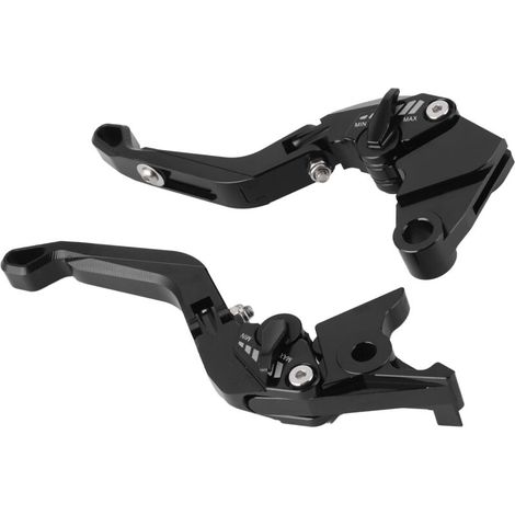Par de manetas de freno y embrague de aleación de aluminio negro para Kawasaki Z800/E Version (1/5)