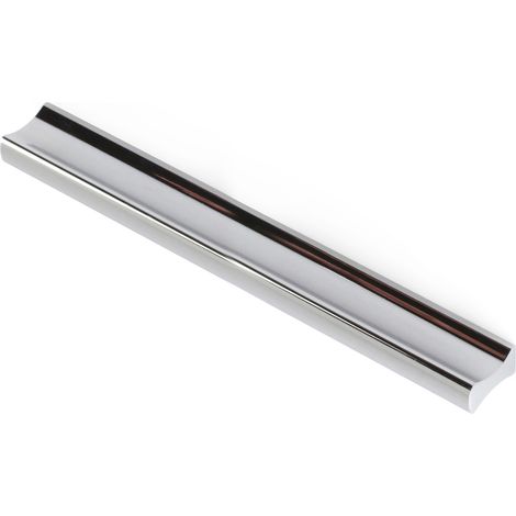 Tirador de Asa para Mueble Estilo Contemporáneo Fabricado en Aluminio Acabado en Cromo Brillo Distancia Entrepuntos: 96 mm Medidas 120917 mm Fijación Atornillado Incluye Tornillos M4 4 Unidade