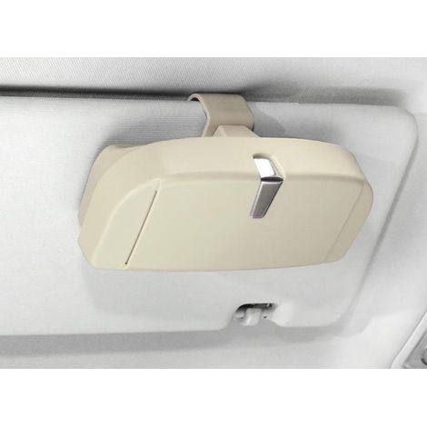 Etui à lunettes de voiture Clip pour lunettes de soleil Organisateur de voiture multifonctionnel - Beige, 1707055mm, 1pc (1/4)