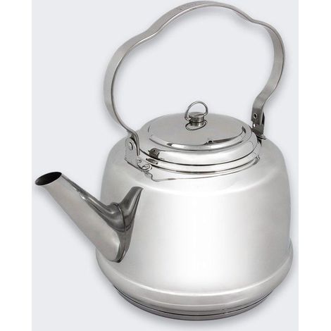 Petromax Bouilloire en acier inoxydable 0,8 L argent camping