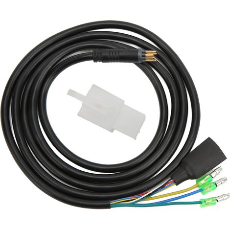 Câble de rallonge étanche 160 cm 9 broches pour vélo électrique avec connecteur mâle (1/5)