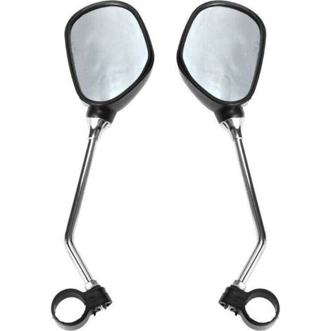1 Paire Rétroviseur Vélo Guidon Réglable, Miroir de Vélo Incassable (1/3)